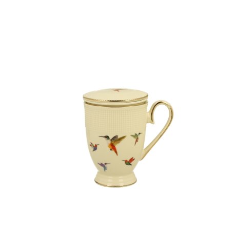 Cana cu infuzor de portelan colectia "HummingBird"