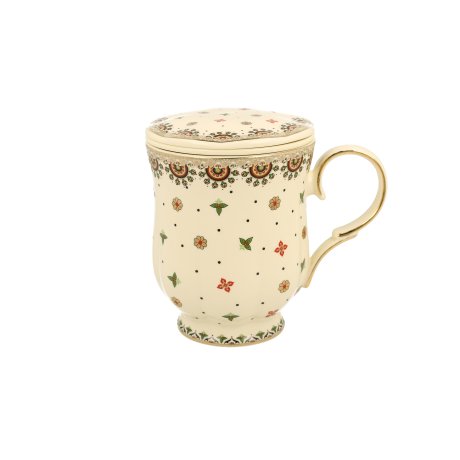 Cana cu infuzor de portelan colectia "Casablanca"