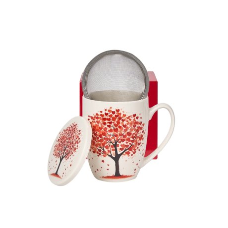 Cana cu Capac si infuzor "Love Tree"