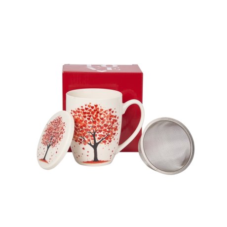 Cana cu Capac si infuzor "Love Tree"