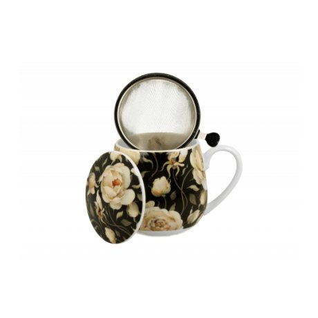 Cana cu Capac si infuzor "English Roses"