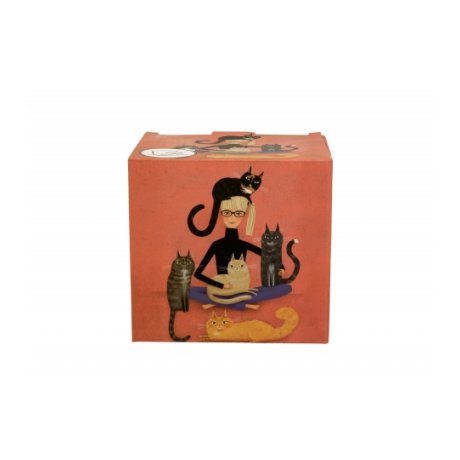 Cana cu Capac si infuzor "Cindy and Kitties"