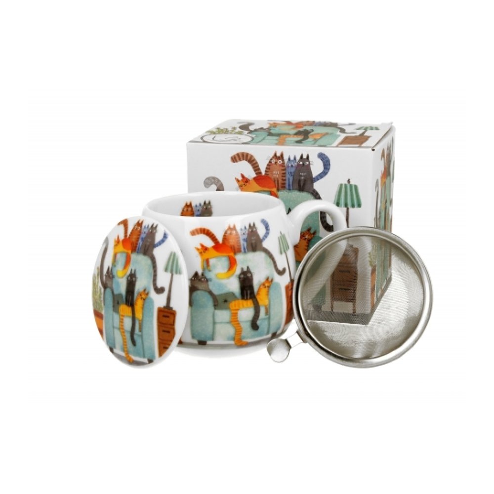 Cana cu Capac si infuzor "Cat's World - The Chair" Cana cu Capac si infuzor "Cat's World - The Chair"