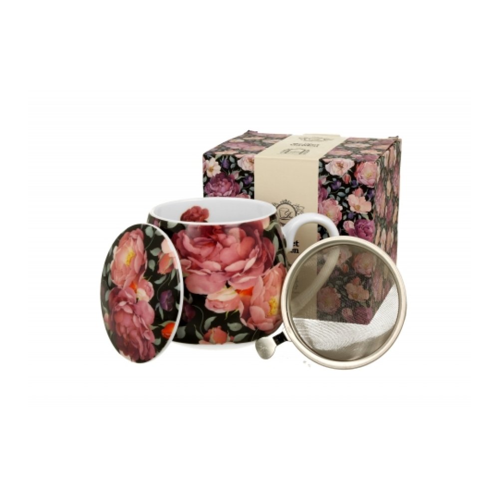 Cana cu Capac si infuzor "Spring Roses" Cana cu Capac si infuzor "Spring Roses"