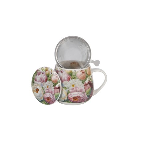 Cana cu Capac si infuzor "Peony"