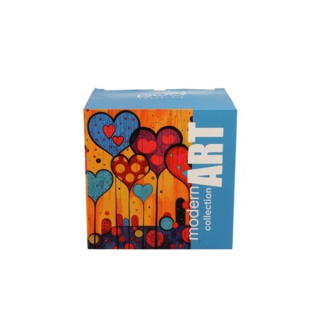 Cana cu Capac si infuzor "Modern Hearts"