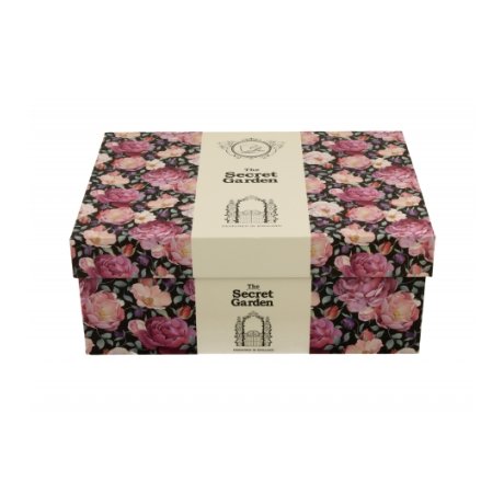 Ceasca cu farfurie colectia "Spring Roses Black"