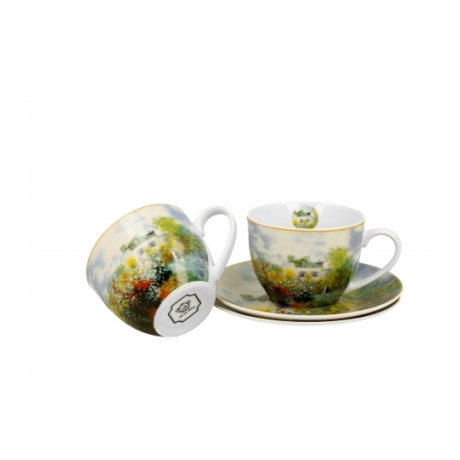 Cescuta cu farfurie Colectia "Claude Monet - The Garden at Argenteuil"