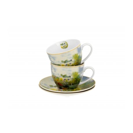 Cescuta cu farfurie Colectia "Claude Monet - The Garden at Argenteuil"