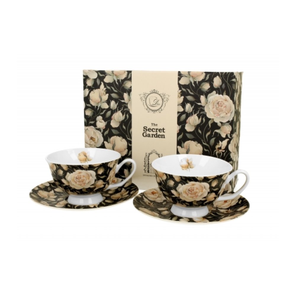 Ceasca cu farfurie colectia "English Roses" Ceasca cu farfurie colectia "English Roses"