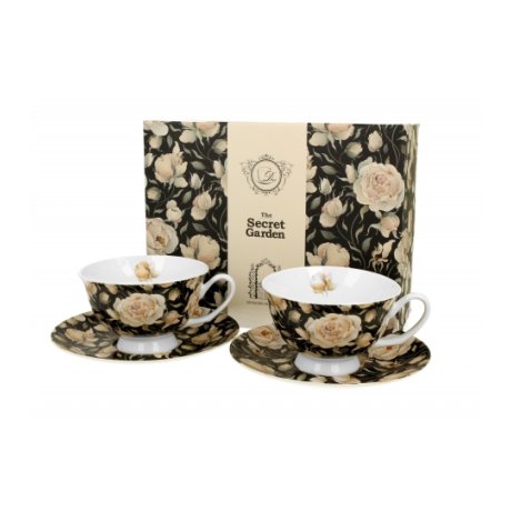 Ceasca cu farfurie colectia "English Roses"