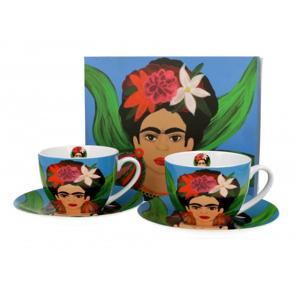 Ceasca cu farfurie din colectia "Frida Kahlo" Ceasca cu farfurie din colectia "Frida Kahlo"