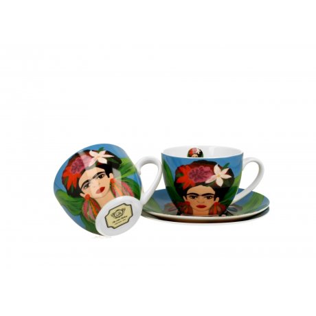 Ceasca cu farfurie din colectia  "Frida Kahlo"