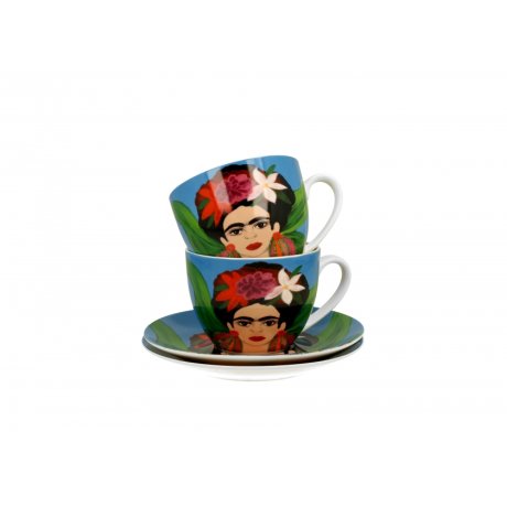Ceasca cu farfurie din colectia  "Frida Kahlo"