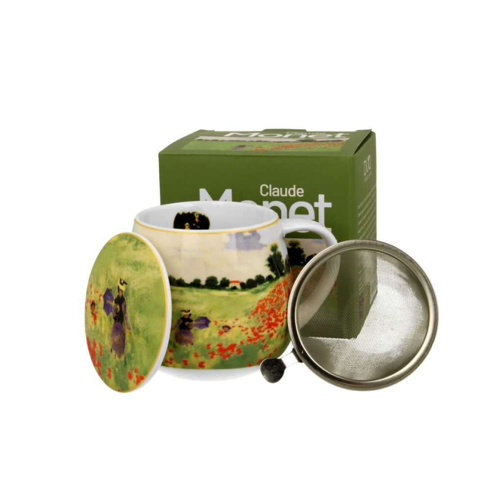 Cana cu Infuzor si capac 430ml - "Claude Monet - Poppy Field" Cana cu Infuzor si capac 430ml - "Claude Monet - Poppy Field"