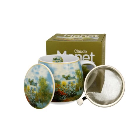 Cana cu Capac si infuzor 0.43L "Claude Monet - The Garden at Argenteuil"