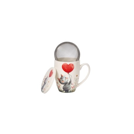Cana cu Capac si infuzor "Cat with balloon"