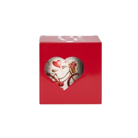 Cana cu Capac si infuzor "Love Bicycle"