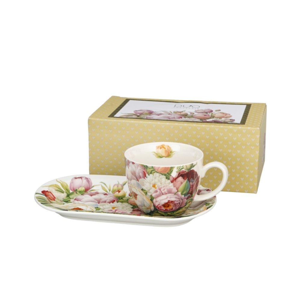 Cescuta cu Farfurie colectia "Peony"