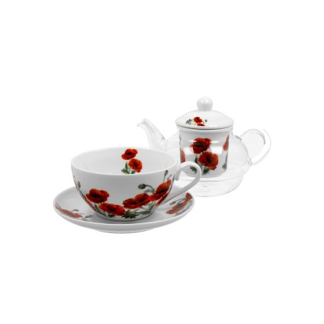 Tea for One Colectia "Classic Poppies"