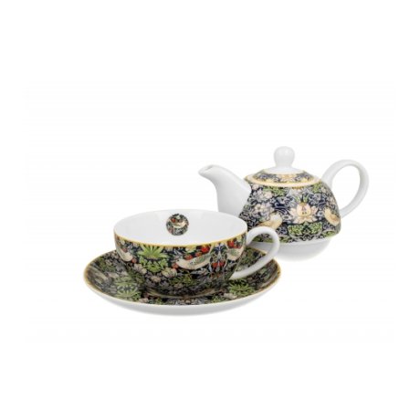 Tea For One Colectia "W. Morris - Strawberry Thief Blue"