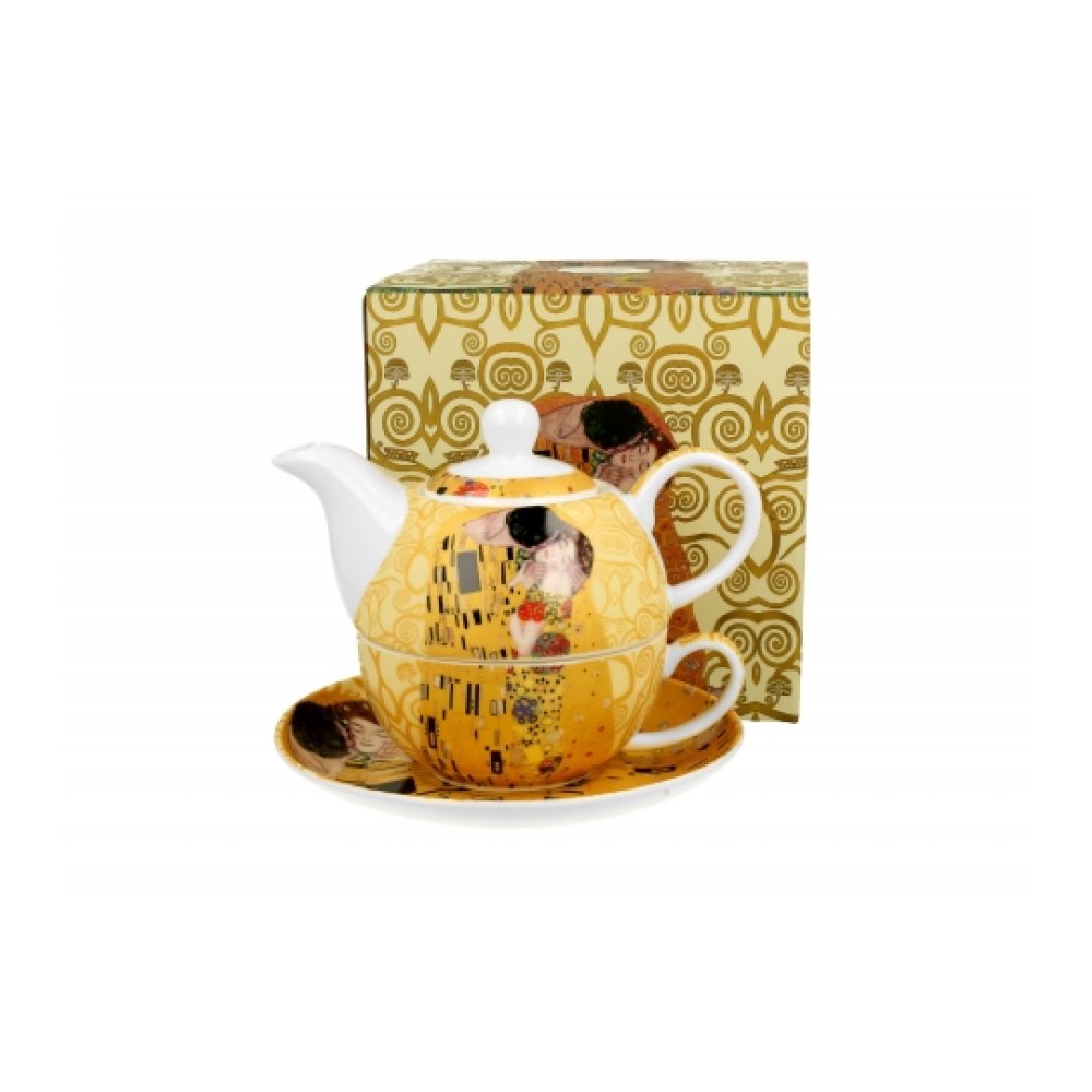Ceainic cu cana Tea for one colectia "Gustav Klimt" Ceainic cu cana Tea for one colectia "Gustav Klimt"