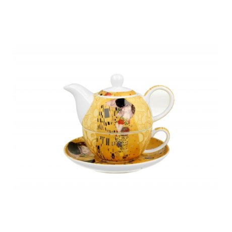Ceainic cu cana Tea for one colectia "Gustav Klimt"
