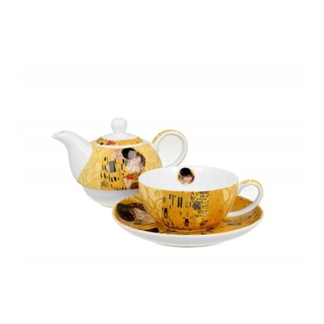 Ceainic cu cana Tea for one colectia "Gustav Klimt"