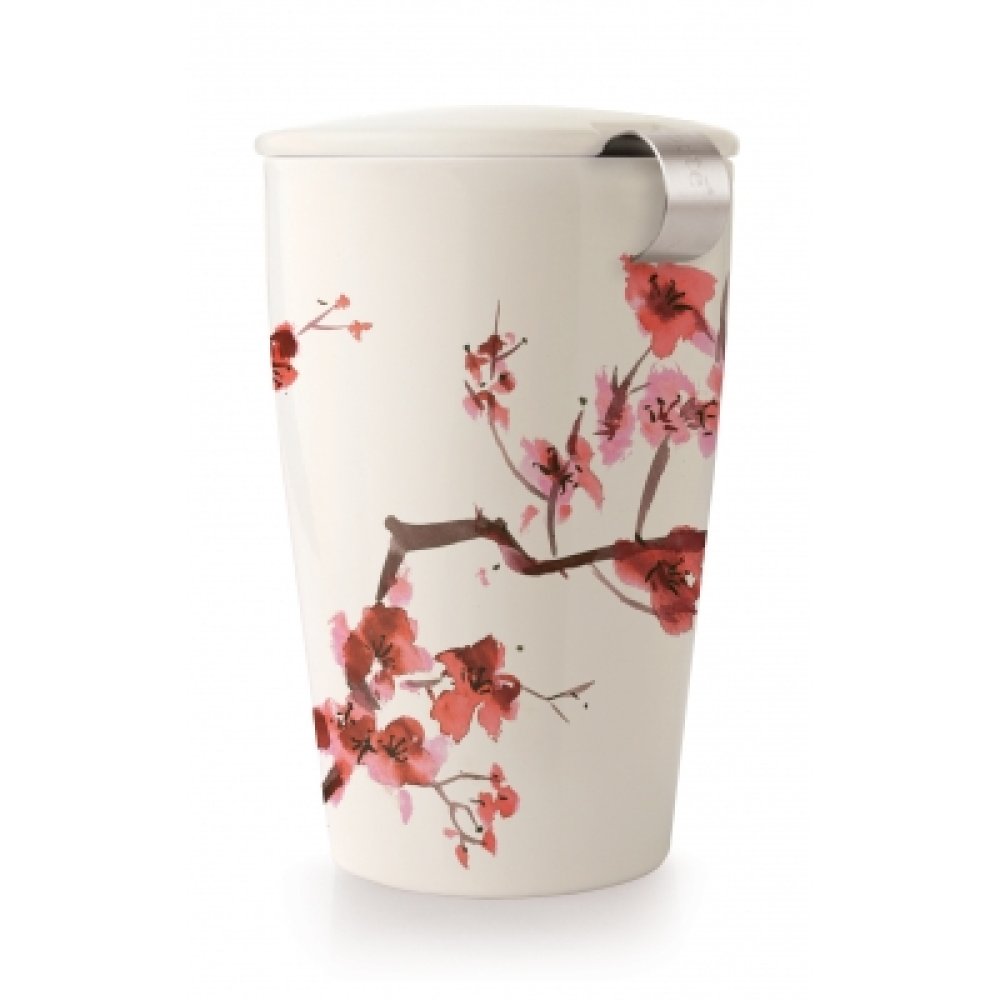 Cana cu capac si Infuzor Cherry Blossom