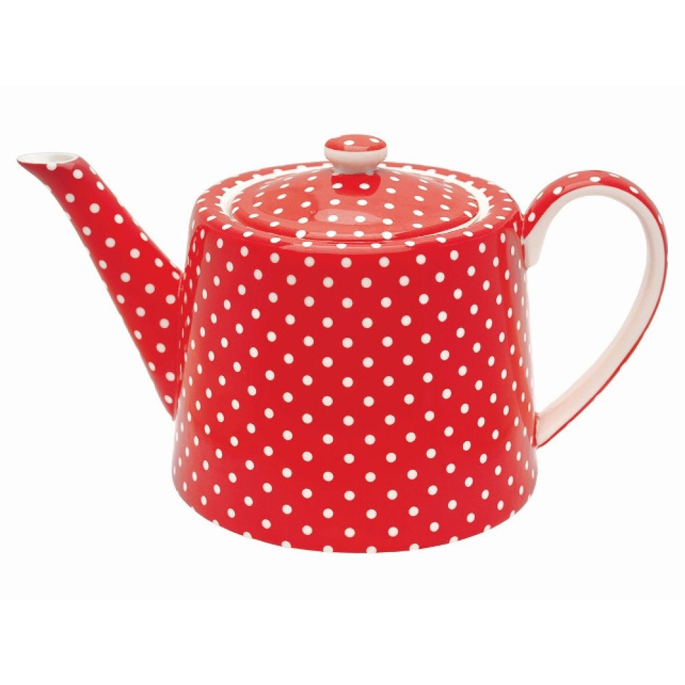 Ceainic portelan "White Dots" 1.5L