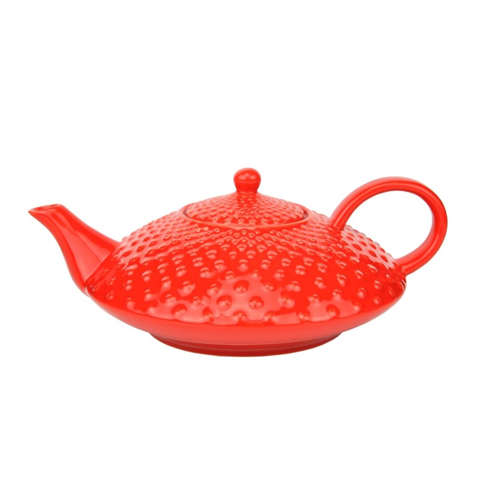 Ceainic Portelan Japonez HIMEJI Rosu 1.2L