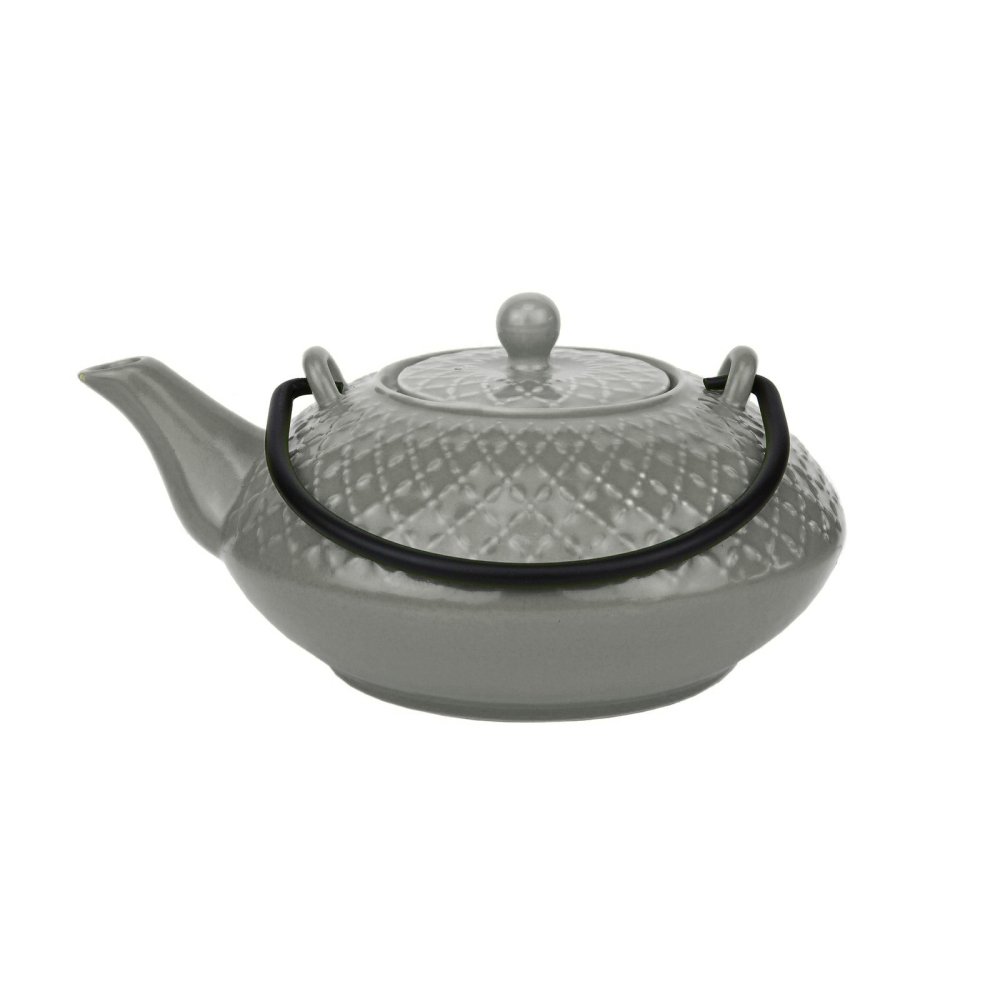 Ceainic Portelan Japonez KUMAMOTO Gri 1.2L