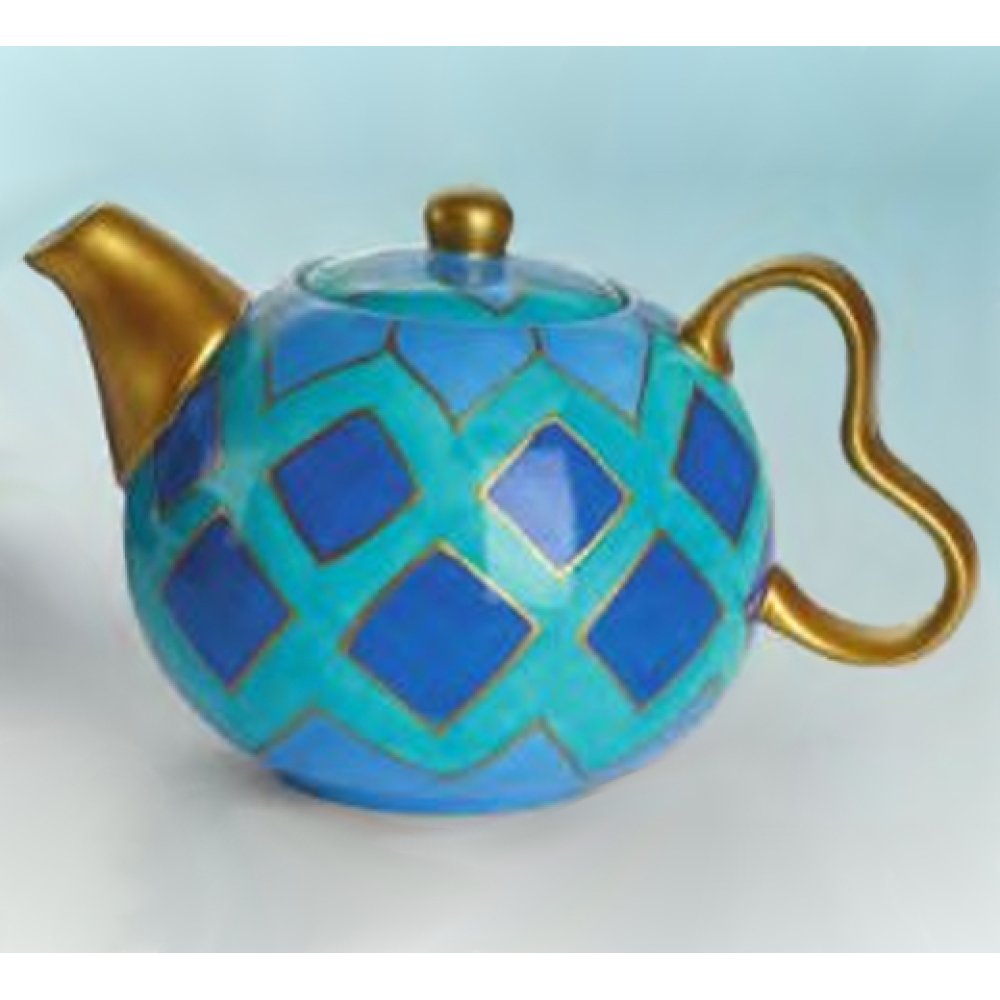 Ceainic Portelan Pictat Manual "Fahim" 1L