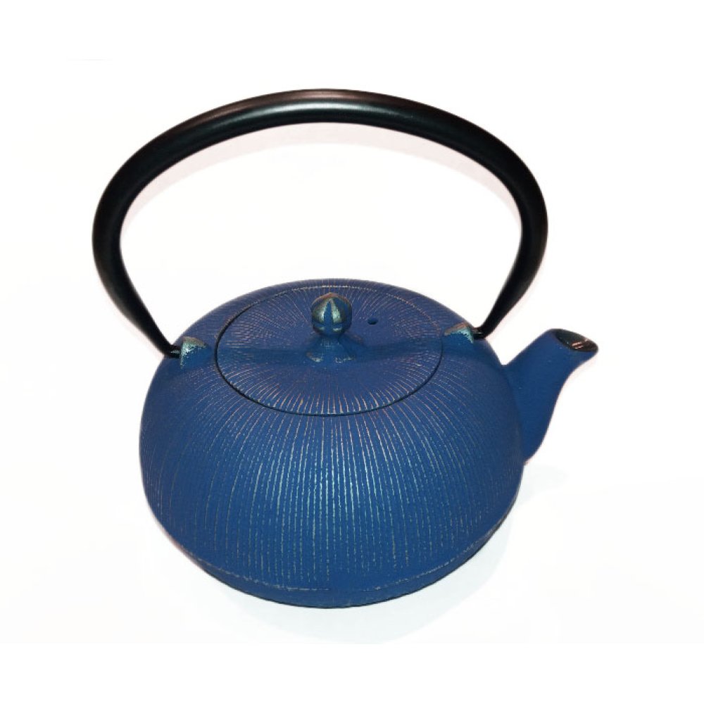 Ceainic din Fonta Silver Blue 0.65L